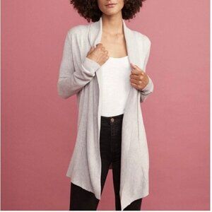 Marine Layer Mae Open Mid Length Cardigan Sweater‎ in Gray Casual Size Large
